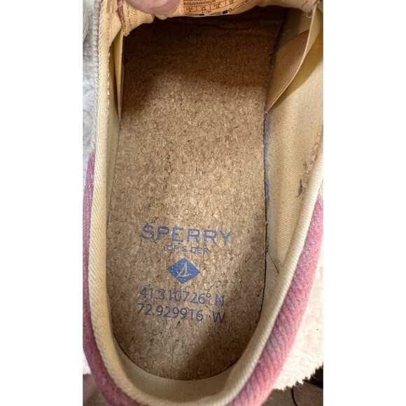 SPERRY Sneakers Women’s Size 8 US Vibes THICK SOLE OCEAN SHORE TIE DYE Blue Pink - Picture 14 of 14